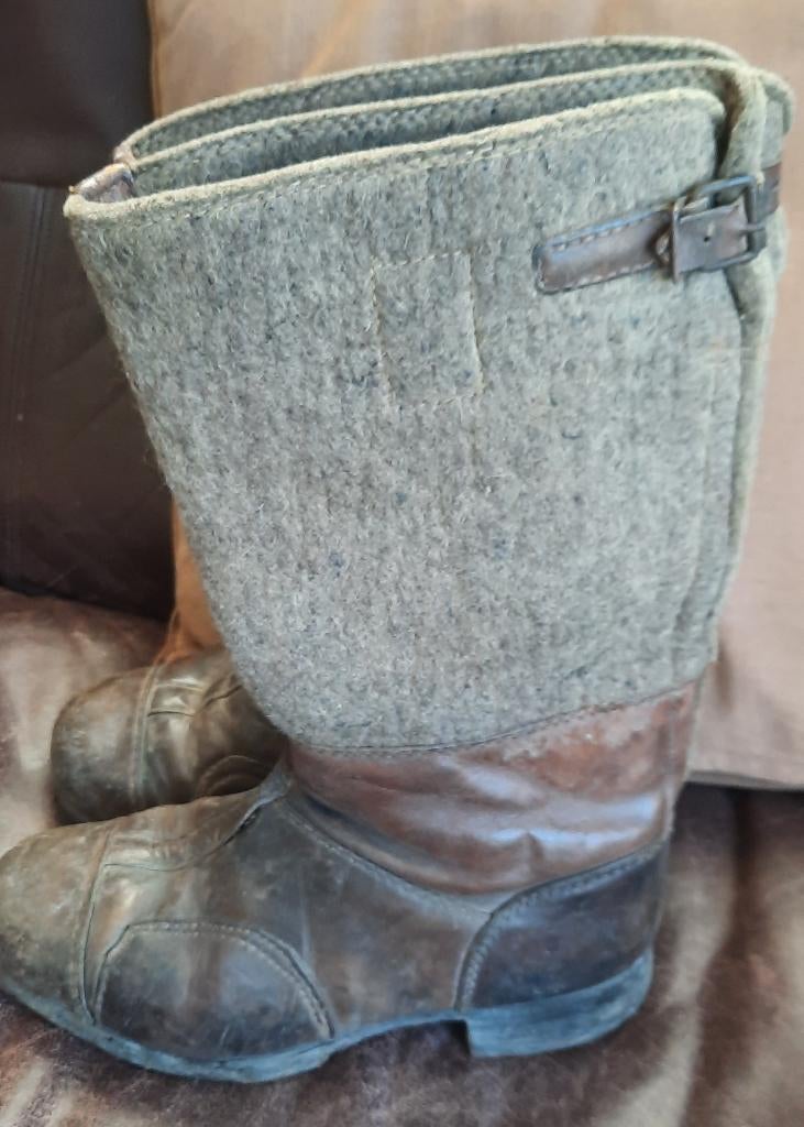 leger laarzen duitse winterlaarzen uit WWII, Ophalen of Verzenden, Overige soorten, Duitsland, Kleding of Schoenen
