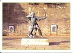 Ansichtkaart	Nottingham (Engeland) 	Robin Hood 	standbeeld, Verzenden, 1980 tot heden, Gelopen, Engeland