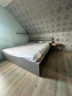 Auping bed 180x200 grijs incl lattenbodems, Ophalen, Gebruikt, Tweepersoons, Grijs