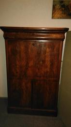 antieke mahonie klepsecretaire, klepbureau, klepkast, Ophalen