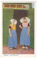 Zeeland, Zuid-Beveland, klederdracht, Verzenden, 1940 tot 1960, Gelopen, Klederdracht