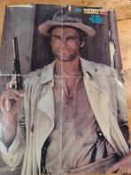 Poster Terence Hill.   Achterkant Serge Lama, Ophalen of Verzenden, Gebruikt, Rechthoekig Staand