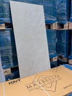 Marmer look tegels | OP=OP | 60x120cm Marbello | 50% korting, 60 cm of meer, Nieuw, Ophalen of Verzenden, 10 m² of meer