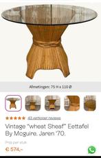 Retro Vintage eettafel by McGuire -Amerika- uit de jaren ‘70, Ophalen, Gebruikt