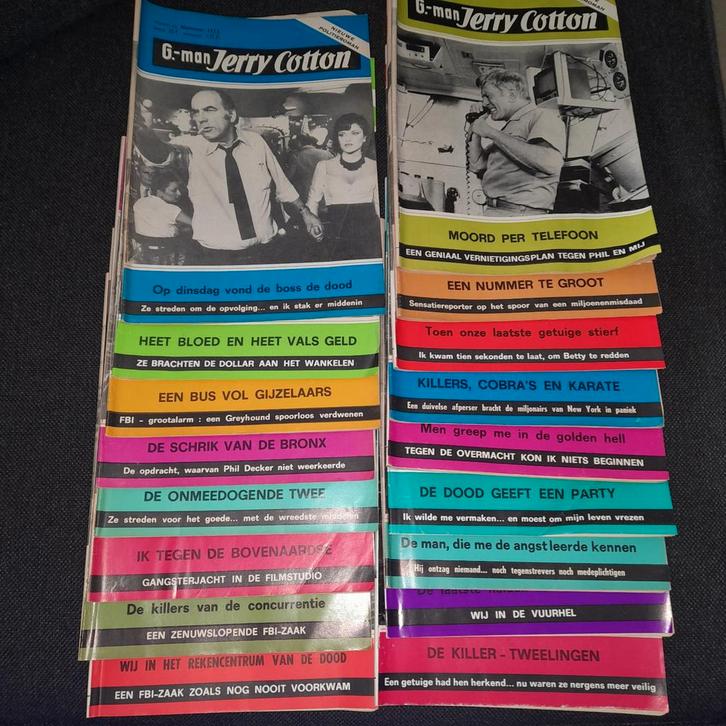 41 weekbladen g-man Jerry Cotton., Boeken, Overige Boeken, Gelezen, Ophalen of Verzenden