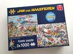 Ruilen: Combidoos J v Haasteren puzzel (2x1000 stukjes), 500 t/m 1500 stukjes, Legpuzzel, Zo goed als nieuw, Ophalen