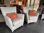 2 heerlijke leren relaxfauteuils €225, Huis en Inrichting, Fauteuils, Ophalen, Gebruikt, Minder dan 75 cm, Leer