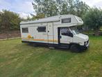 Fiat ducato 290 Turbo diesel 1991, Caravans en Kamperen, Campers, Chemisch toilet, Alkoof, Ringverwarming, Treinzit