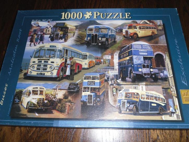 Legpuzzel div. 1000 stukjes 6 stuks, Hobby en Vrije tijd, Denksport en Puzzels, Zo goed als nieuw, Legpuzzel, 500 t/m 1500 stukjes