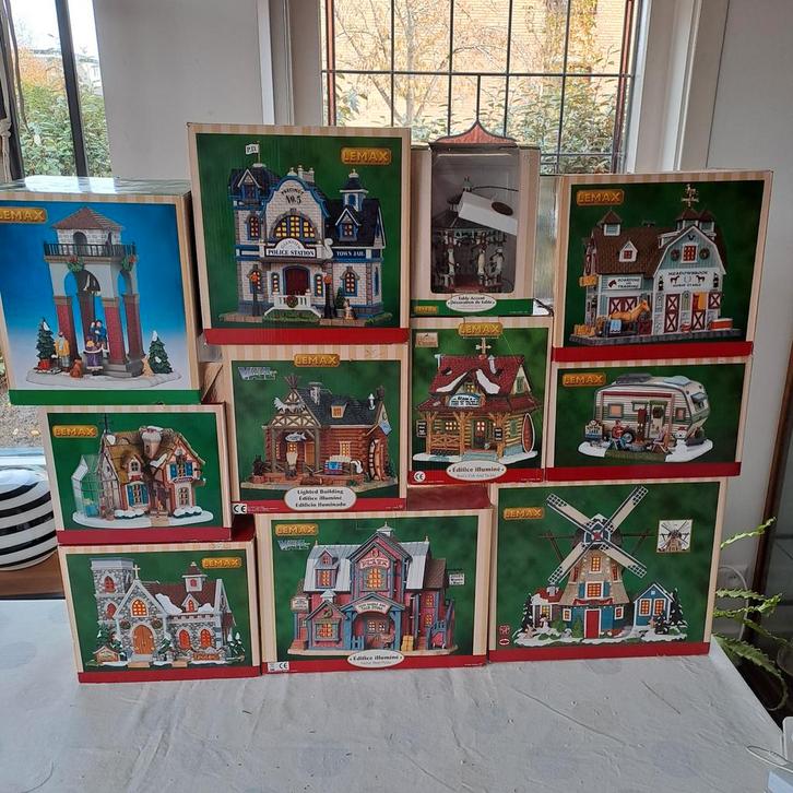Lemax kersthuisjes, Diversen, Kerst, Ophalen of Verzenden