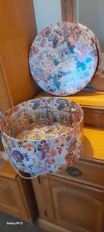 Hoedendoos, Huis en Inrichting, Overige materialen, Gebruikt, Mand, Rond
