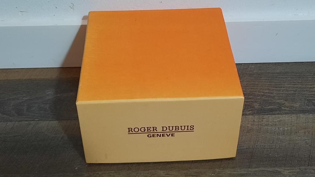 Roger Dubuis Houten Heren Horloge Doos met Omdoos, Sieraden, Tassen en Uiterlijk, Overige Accessoires, Gebruikt, Ophalen of Verzenden