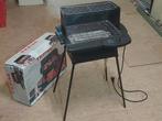 Electrische barbecue met spat/windscherm en onderstel, Tuin en Terras, Elektrische barbecues, Ophalen of Verzenden, Zo goed als nieuw