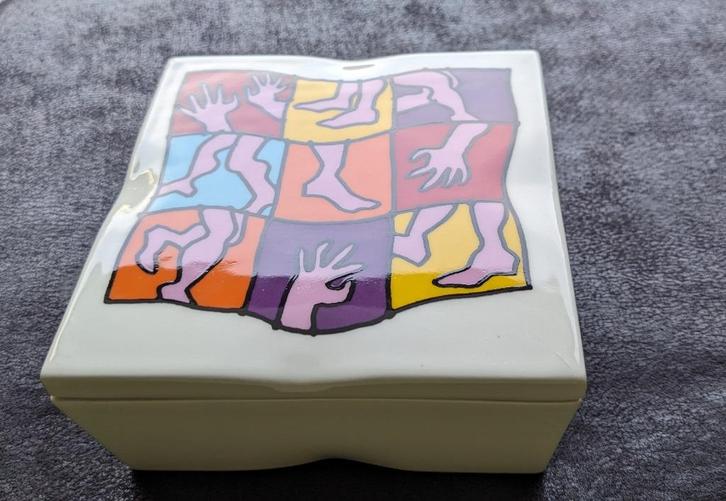 keramiek dekselschaal Schoonhoven keramiek van Judith Rigter, Antiek en Kunst, Antiek | Keramiek en Aardewerk, Ophalen of Verzenden