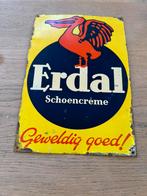 Erdal schoencreme oud reclamebord, Verzamelen, Reclamebord, Gebruikt, ., Ophalen of Verzenden