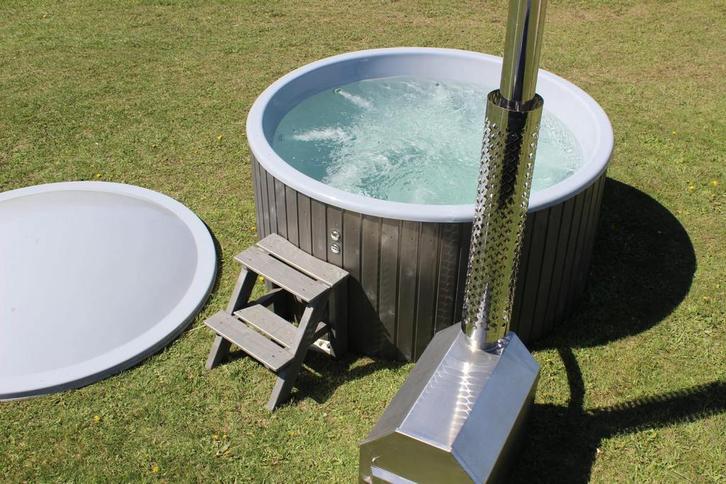 BLACK FRIDAY Luxe complete hottub set! Extreme luxe, Tuin en Terras, Bubbelbaden en Hottubs, Nieuw, Trap, Ophalen of Verzenden