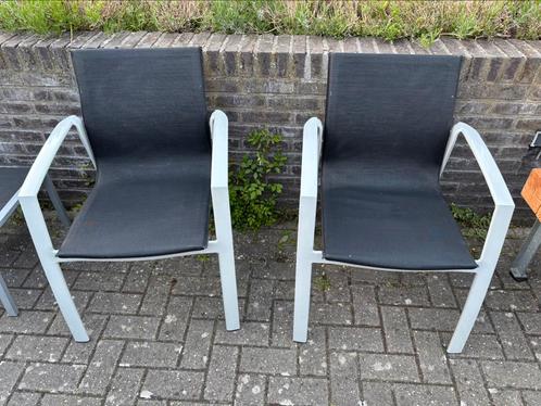 2 Valeur tuinstoelen - frames nieuw gecoat - topkwaliteit, Tuin en Terras, Tuinstoelen, Zo goed als nieuw, Metaal, Ophalen