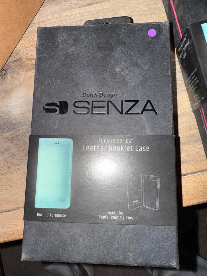 Senna Leather Booklet Case iPhone 7 Plus, Telecommunicatie, Mobiele telefoons | Hoesjes en Frontjes | Apple iPhone, Nieuw, Hoesje of Tasje