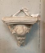 Brocante stenen console - wandconsole - engelenconsol, Gebruikt, Ophalen of Verzenden, Nvt, Nvt