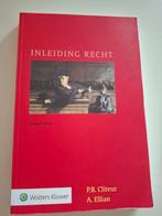 A. Ellian - Inleiding Recht, Ophalen of Verzenden, Zo goed als nieuw, A. Ellian; P.B. Cliteur