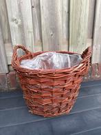 rieten mand (plant / kerstboom), Tuin en Terras, Ophalen, Gebruikt, Minder dan 30 cm, Minder dan 60 cm