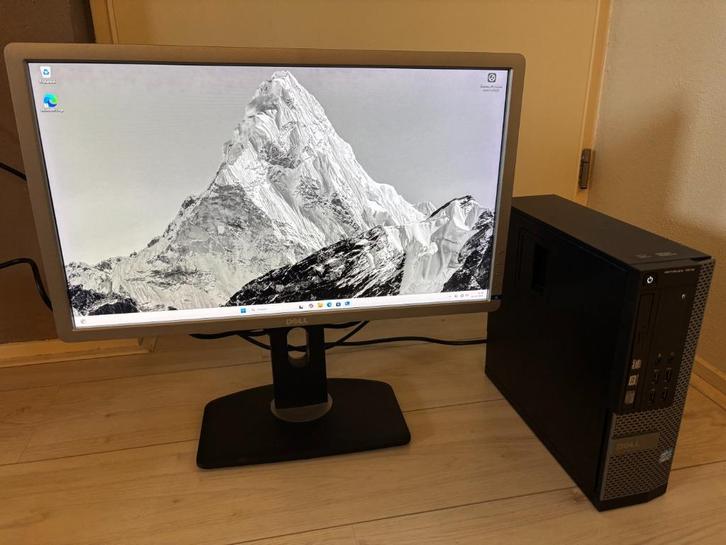 Dell 7010 i5 quad/500gb/12gb ddr3/windows11/fullhd monitor, Computers en Software, Desktop Pc's, Zo goed als nieuw, 3 tot 4 Ghz