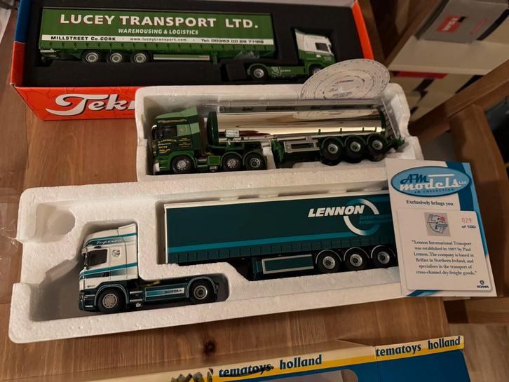 Corgi/Wsi diverse Scania’s, Hobby en Vrije tijd, Modelauto's | 1:50, Zo goed als nieuw, Bus of Vrachtwagen, Corgi, Ophalen of Verzenden