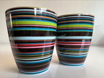 Nieuw 2 Iittala Origo Bekers Mintgroen Roze Alfredo Häberli beschikbaar voor biedingen
