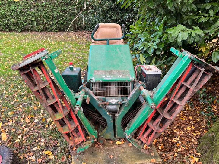 RANSOMES KOOIMAAIER PROJECT, Tuin en Terras, Grasmaaiers, Gebruikt, Benzine-grasmaaier, 50 cm of meer, Kooimesmaaier, Elektrische starter