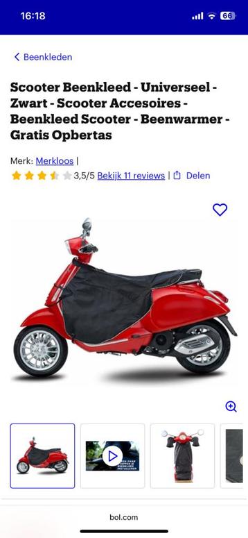 Scooter kleed nieuw! beschikbaar voor biedingen