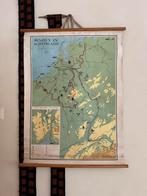 Schoolplaat nederland en benelux, Antiek en Kunst, Ophalen, Aardrijkskunde