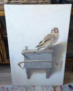 Zeer goede staat, foto reproductie van Het Puttertje 60x90cm, Ophalen, Zo goed als nieuw, Schilderij, 75 cm of meer