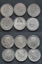 6 X 5 cent Willem III , Postzegels en Munten, Munten | Nederland, Verzenden, Koning Willem III, 5 cent, Zilver