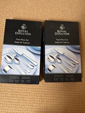 Royal Doulton Bestekset 2x4-delig beschikbaar voor biedingen