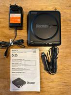 Sony Discman D20 - Draagbare CD Speler, Audio, Tv en Foto, Walkmans, Discmans en Minidiscspelers, Ophalen of Verzenden, Discman