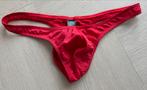 Rode string. Mesh stof. Maat L, Ophalen, Rood, Slip