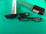 2 X Dames Leesbrillen, Sterkte +1, in koker, Nieuw, Overige merken, Ophalen of Verzenden, Leesbril