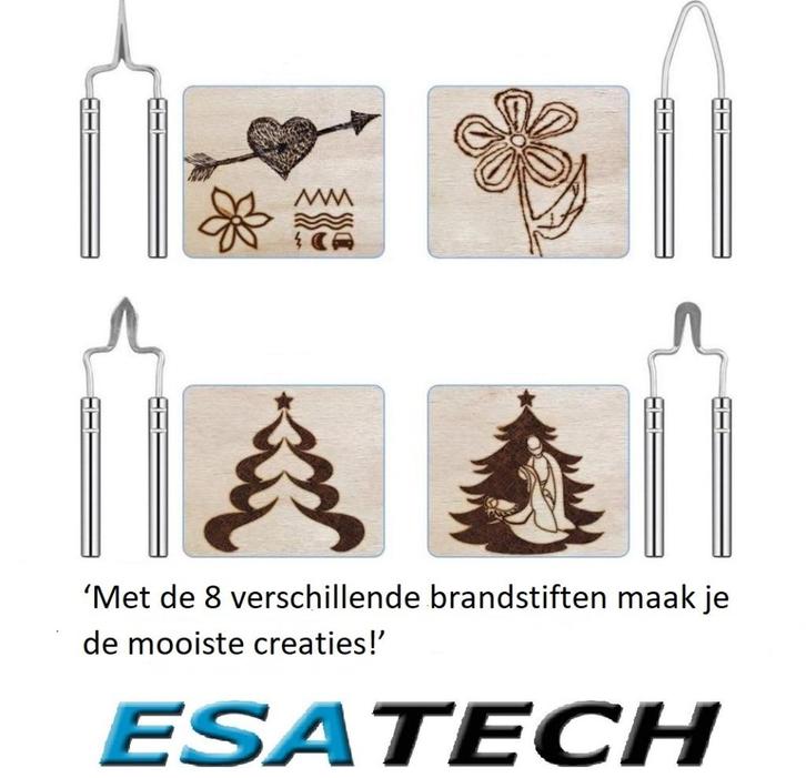 houtbrander stiften set universeel, Hobby en Vrije tijd, Knutselen, Nieuw, Gereedschap of Toebehoren, Ophalen of Verzenden
