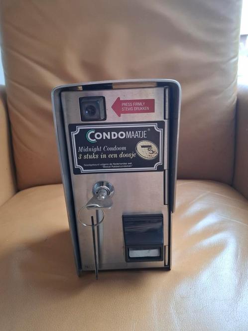 condomaatje - jaren 90 condoom automaat, Verzamelen, Overige Verzamelen, Gebruikt, Ophalen of Verzenden