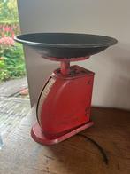 Vintage Rode Keukenweegschaal, Antiek en Kunst, Antiek | Keukenbenodigdheden, Ophalen of Verzenden