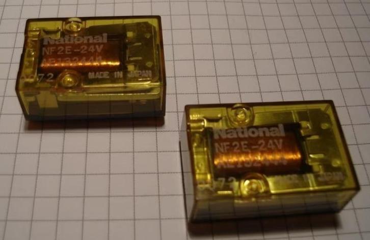 National NF2E-24V AE132444 24VDC Power Relay 9Pins, Hobby en Vrije tijd, Elektronica-componenten, Gebruikt, Ophalen of Verzenden