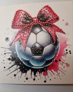 Diamond painting kaart roze strik, Ophalen of Verzenden, Nieuw, Overige thema's