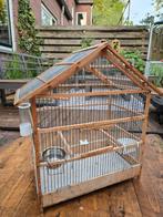 Schattig vogelkooitje, handgemaakt in Tsjechië, Ophalen, Gebruikt, Hout, Vogelkooi