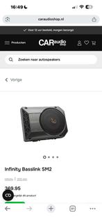 Infinity basslink  originaal, Auto diversen, Autospeakers, Ophalen of Verzenden, Zo goed als nieuw