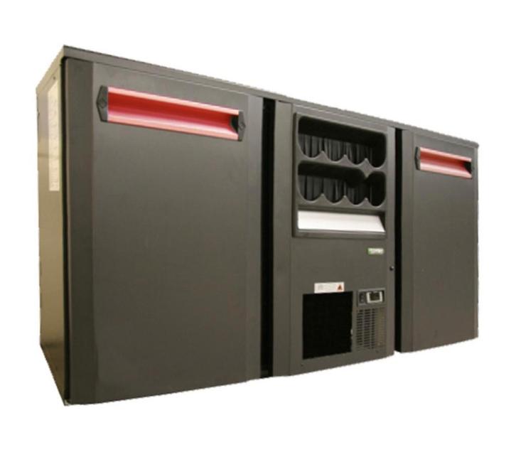 TE HUUR, Bar / Koelkast, Witgoed en Apparatuur, Koelkasten en IJskasten, Gebruikt, Zonder vriesvak, 200 liter of meer, 160 cm of meer