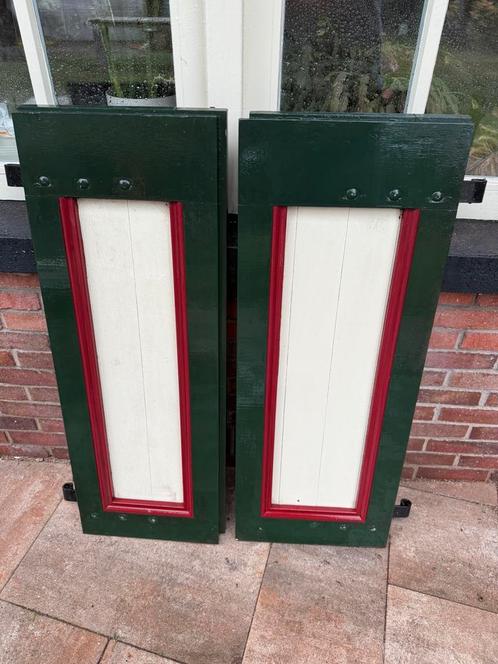 Verschillende houten deuren en luiken, Doe-het-zelf en Verbouw, Deuren en Horren, Gebruikt, Overige typen, 200 tot 215 cm, Minder dan 80 cm