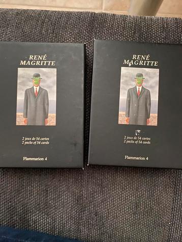 2X René Magritte Speelkaarten - Compleet! beschikbaar voor biedingen