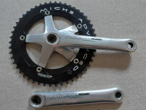 Miche Piste Advanced crankset Primato 170mm blad 50T zilver, Fietsen en Brommers, Overige Fietsen en Brommers, Gebruikt, Ophalen
