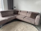 Bank xooon volare taupe, 250 tot 300 cm, Gebruikt, 100 tot 125 cm, Hoekbank