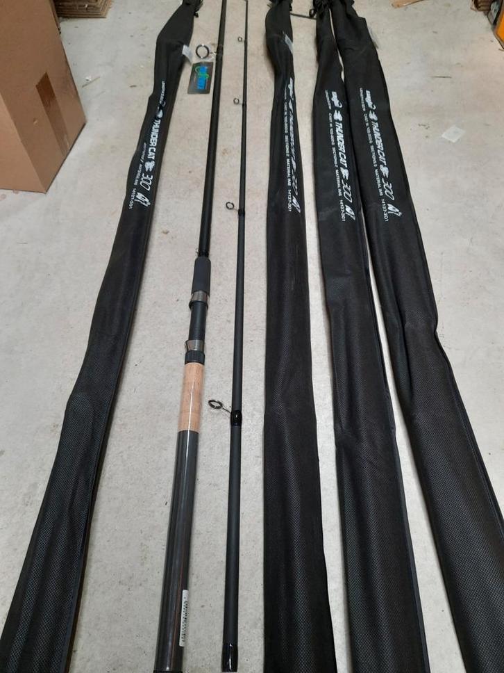 Partij van 5  nieuwe meervalhengels 3 meter 100-200gram, Watersport en Boten, Hengelsport | Algemeen, Nieuw, Ophalen of Verzenden